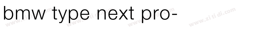 bmw type next pro字体转换